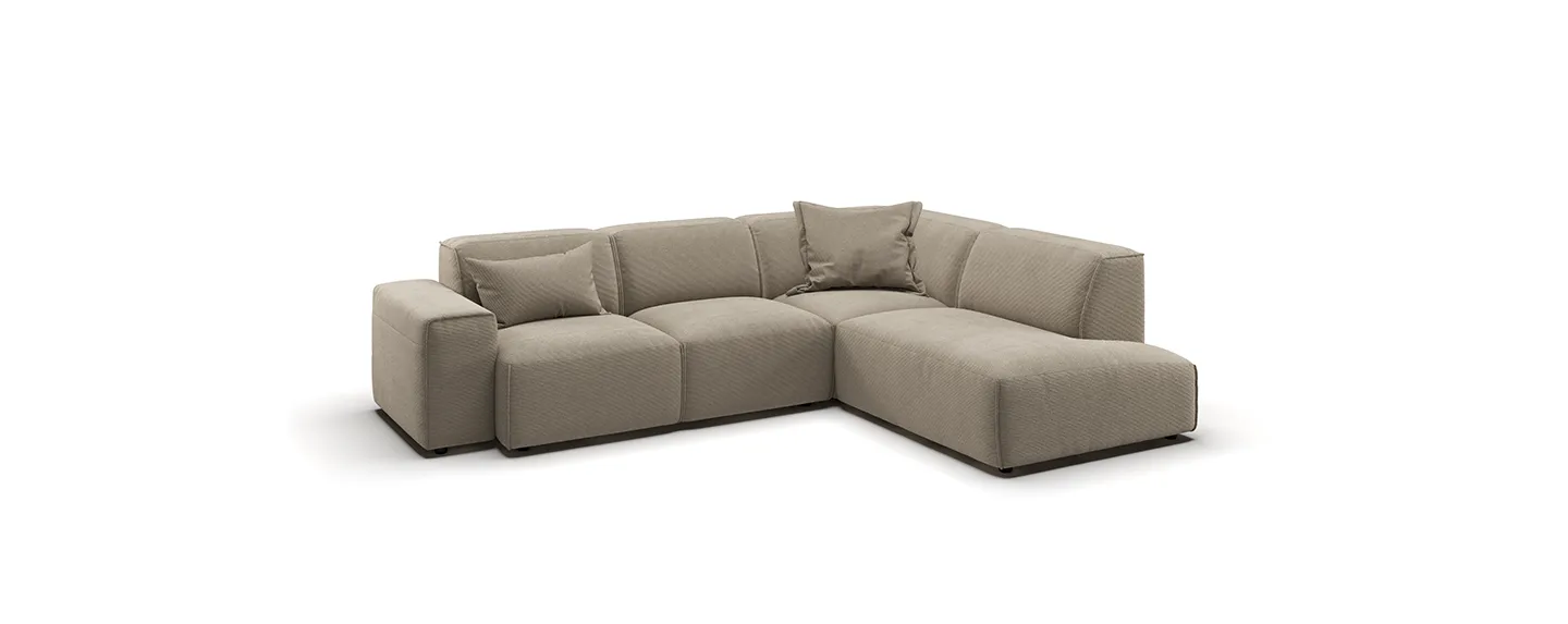 sofa, sectional, beige, fabric, corner, Ecksofa, Sofa, Wohnlandschaft, Beige, Stoffbezug, 